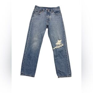 💙✨ Levi’s‎ 501 Distressed Button-Fly Jeans W25 L26 ✨💙